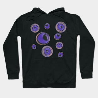 Purple spheres Hoodie